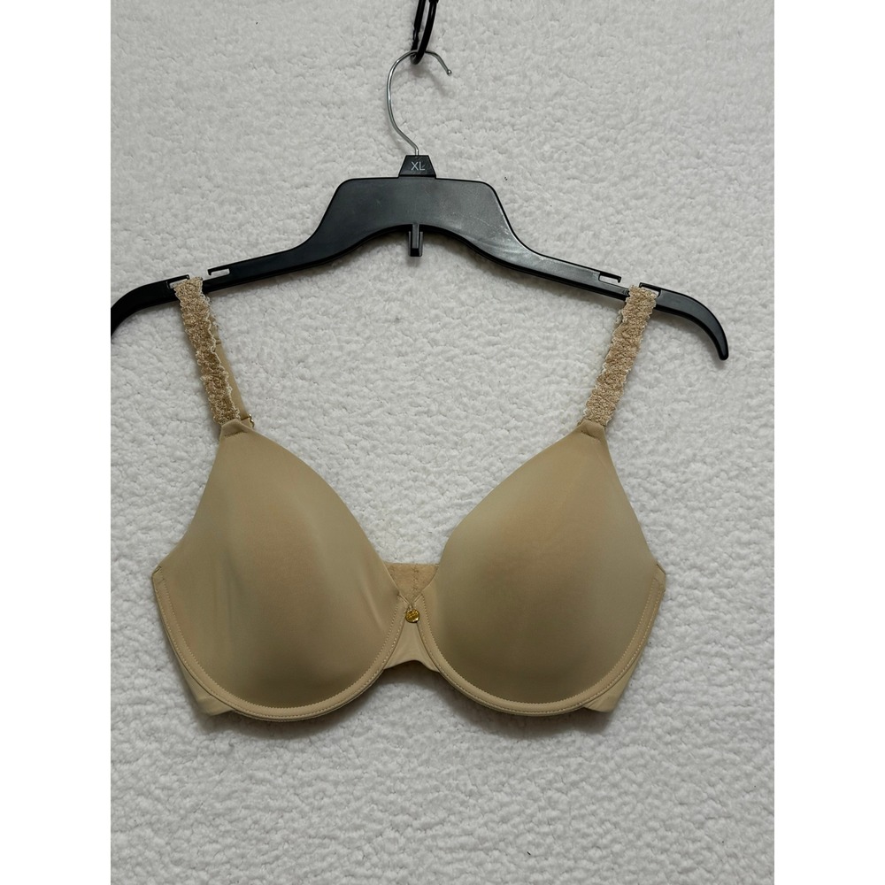 Natori 32DDD Beige‎ Full Coverage Underwire Bra Lace Straps Everyday Comfort